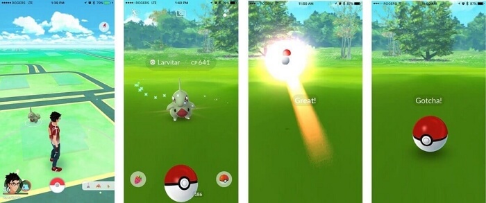 fałszywy pokemon idzie na gps