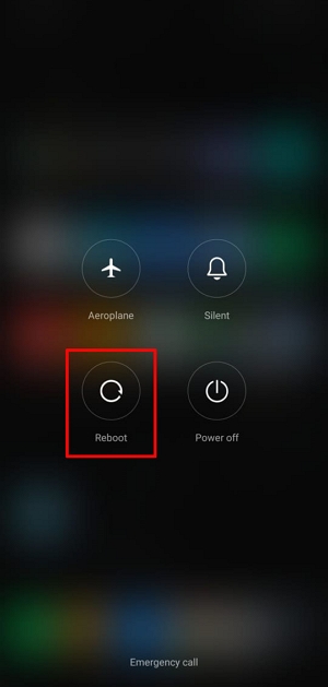 uruchom ponownie telefon z Androidem