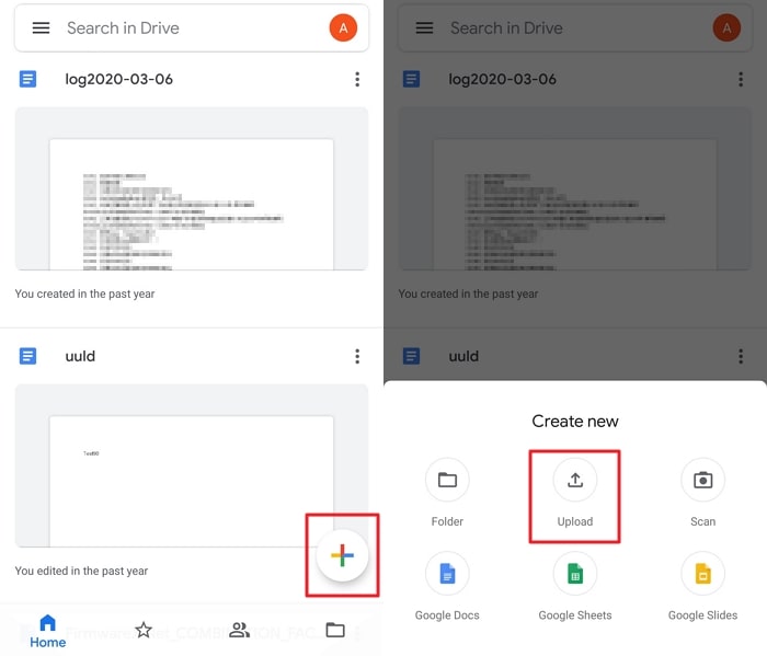przesyłać pliki na Dysk Google