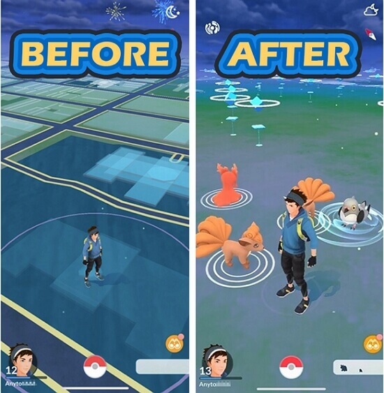 lokalizacja w Pokémon została zmieniona