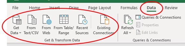 przekształcać dane z tekstowego programu Excel