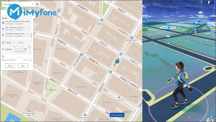Fałszywe Pokemon Go z aFoneSoft AnyTo