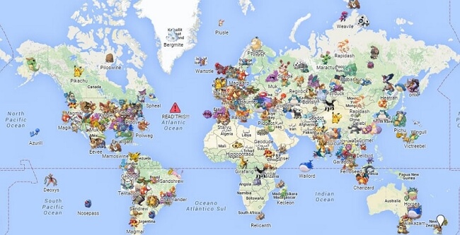 globalne regionalne pokemony