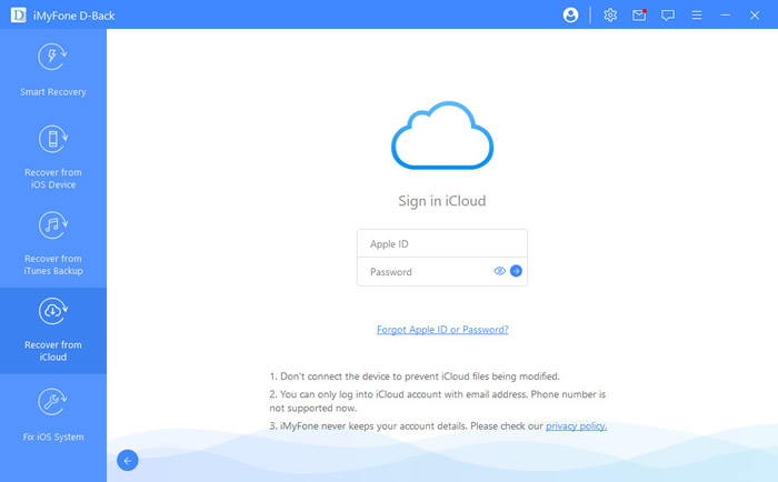 zaloguj się do konta icloud