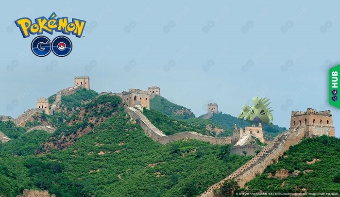 pokemon idzie do Chin