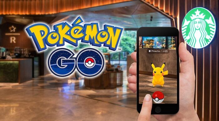 Starbuck i pokemon idą