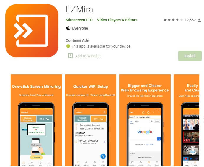 Aplikacja EZMira