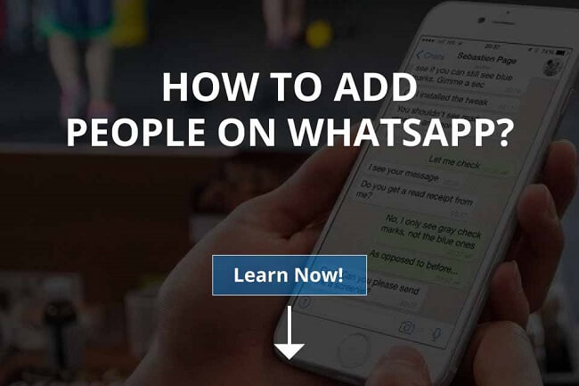 jak dodawać osoby na WhatsApp