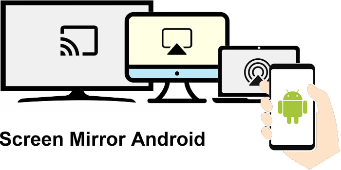 ekran lustrzany telefon z systemem Android
