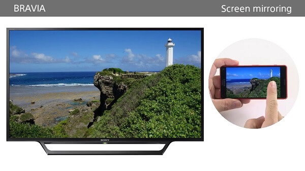 dublowanie ekranu do telewizora Sony