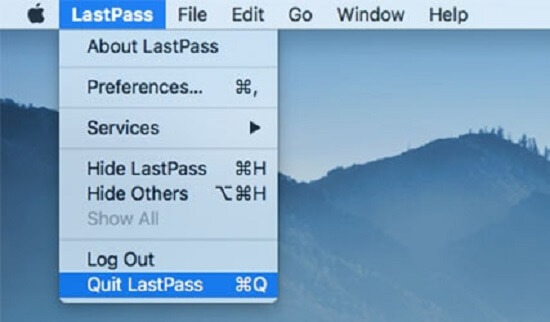 wyłącz lastpass ręcznie 1