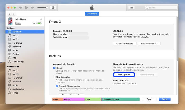 kopia zapasowa itunes