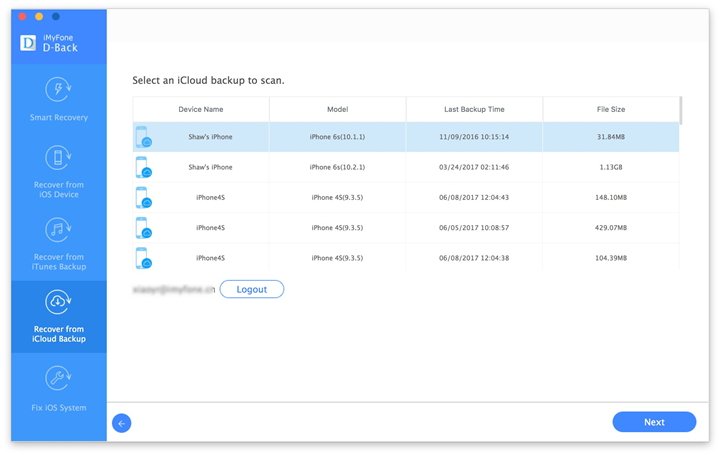 Zaloguj się do iCloud