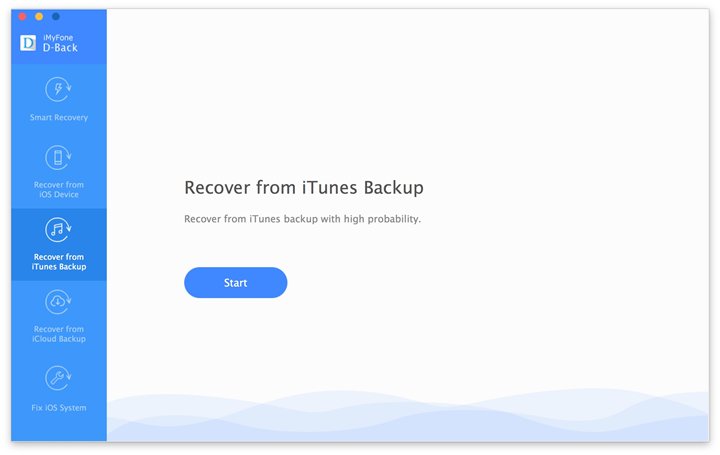 wybierz wiadomość z iTunes