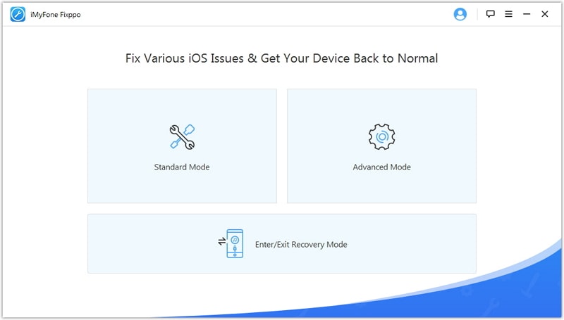 uruchomić aFoneSoft Odzyskiwanie systemu iOS