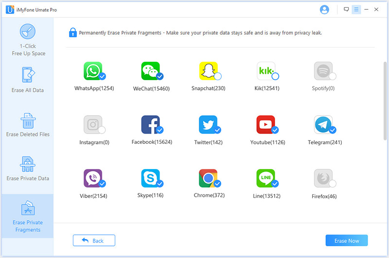 Wymaż dane WeChat na iPhonie